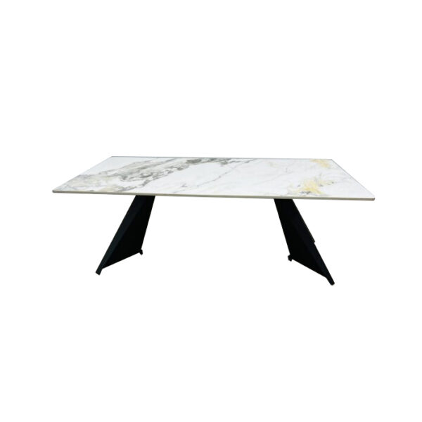 Chicago Cream & Gold Ceramic Coffee Table